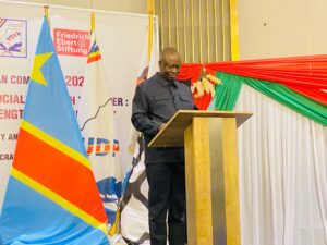 RDC : Augustin Kabuya appelle la jeunesse socialiste africaine à la solidarité face à la guerre dans l’Est